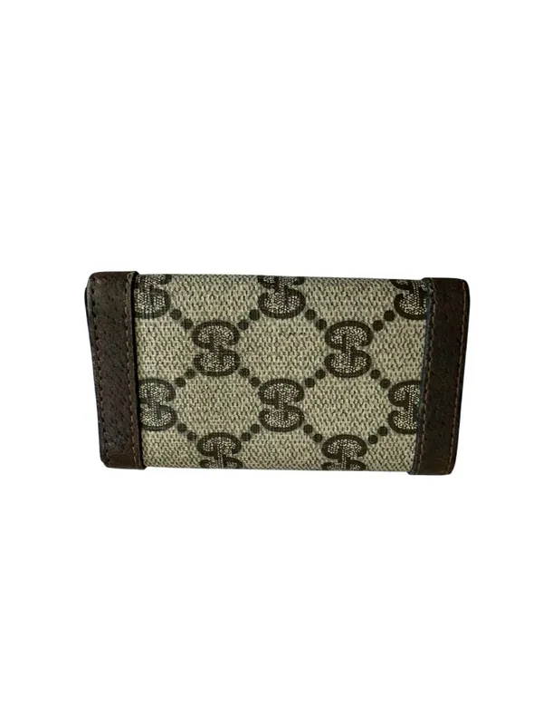 GUCCI Vintage Brown Keyholder Wallet Womens - Image 5