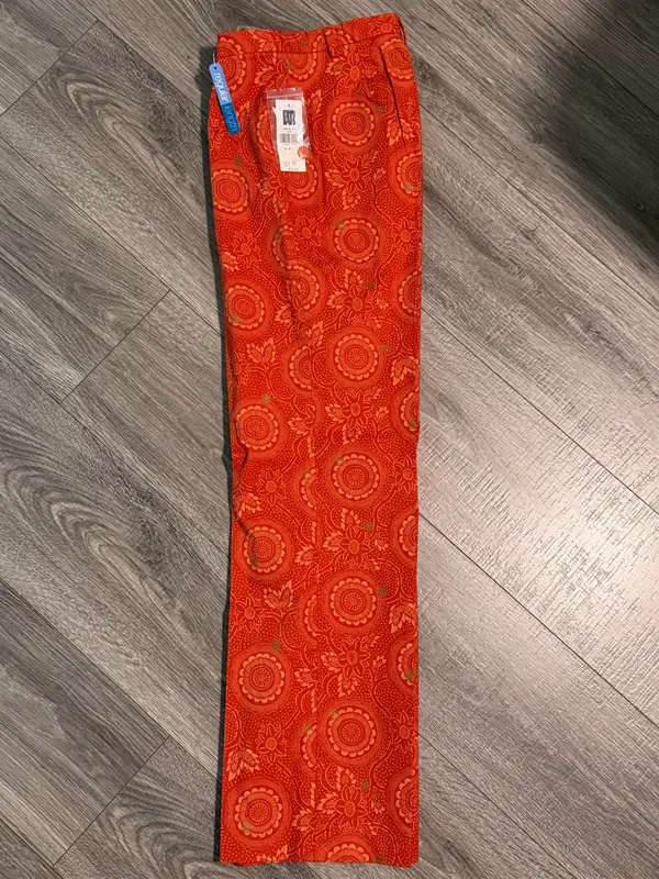 Gap Orange paisley pant - Image 7