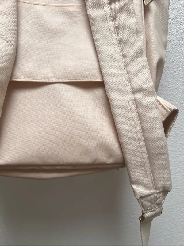Beis The Expandable Backpack 
in Beige - Image 8