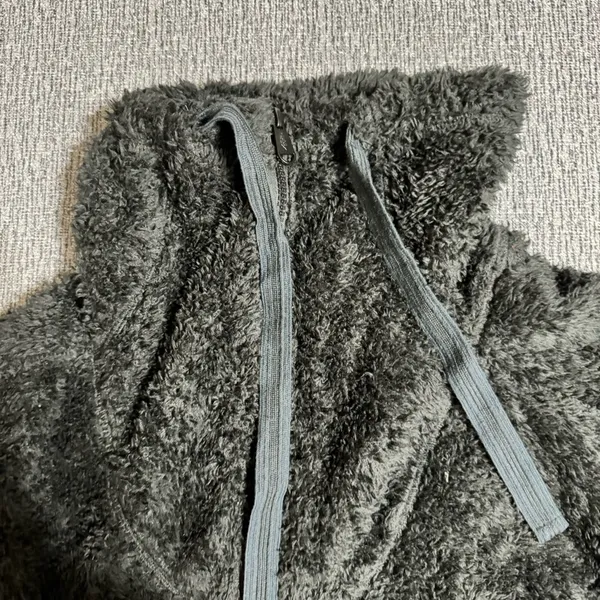Free People Movement Faux Fur 1/4 Zip Pullover - Image 4