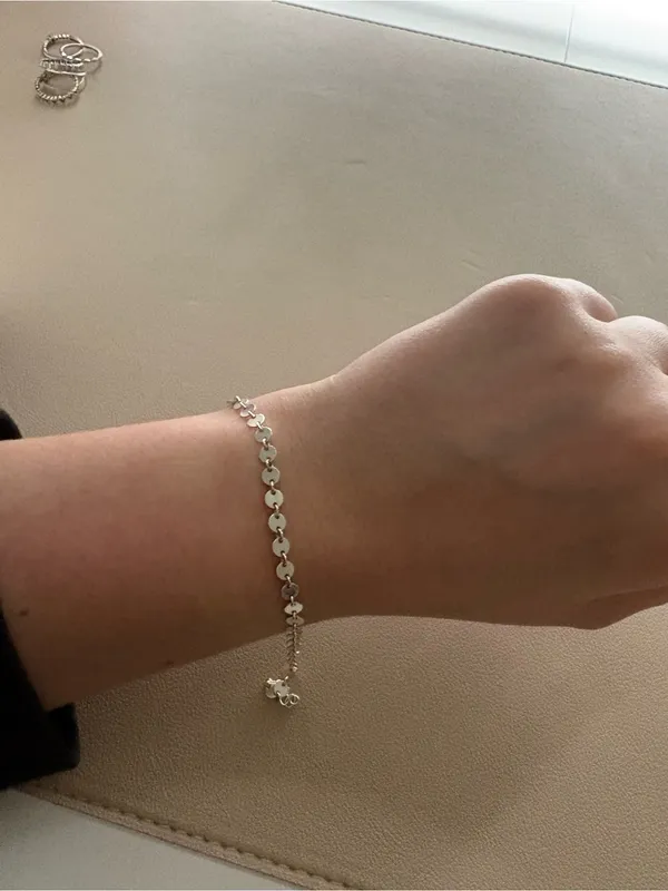 Poppy Disc Link Bracelet - Image 4