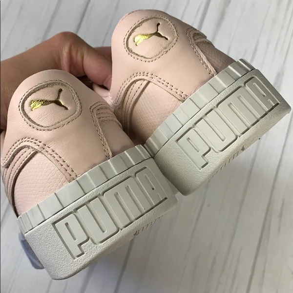 Puma Cali 80s emboss blush pink sneakers - Image 8