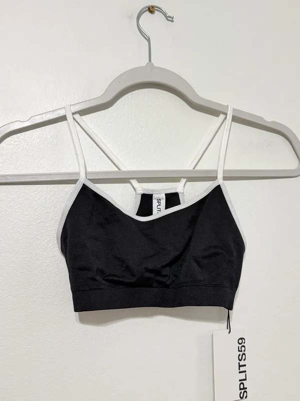 NWT Splits59 Loren Seamless Bra XS / Small NEW black S - Image 2