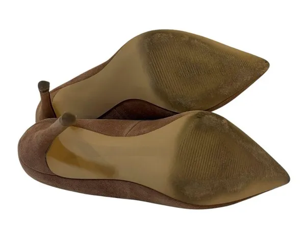Steve Madden Daisie Beige pinkish Suede Stiletto Heels size 6 - Image 6