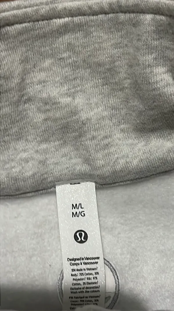 Lululemon Scuba Oversized Funnel Neck Half Zip - New with tags - M/L - Image 6