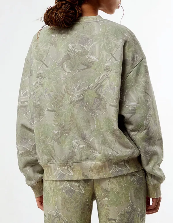 Pacsun Tree Camo Crew Neck Sweatshirt - Image 3