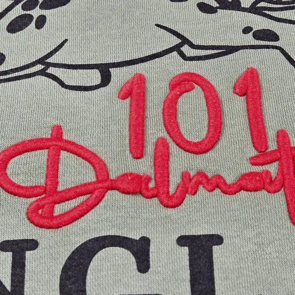 Disney 101 Dalmatians London England‎ Green Graphic Sweatshirt WQSJ060-3L59 - Image 4