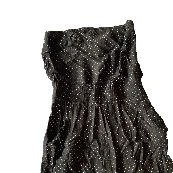 Full Tilt Black Polka Dot Strapless Jumpsuit - Image 7