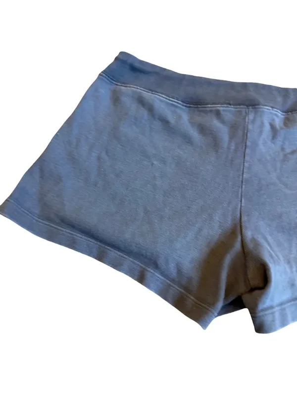 Brandy Melville Slate Blue Cotton Lounge Shorts Drawstring One Size Small - Image 7