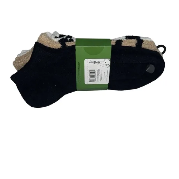 Kate Spade Fuzzy Leopard Low Cut Socks 3-Pair Set –‎ Women's OS – New - Image 4