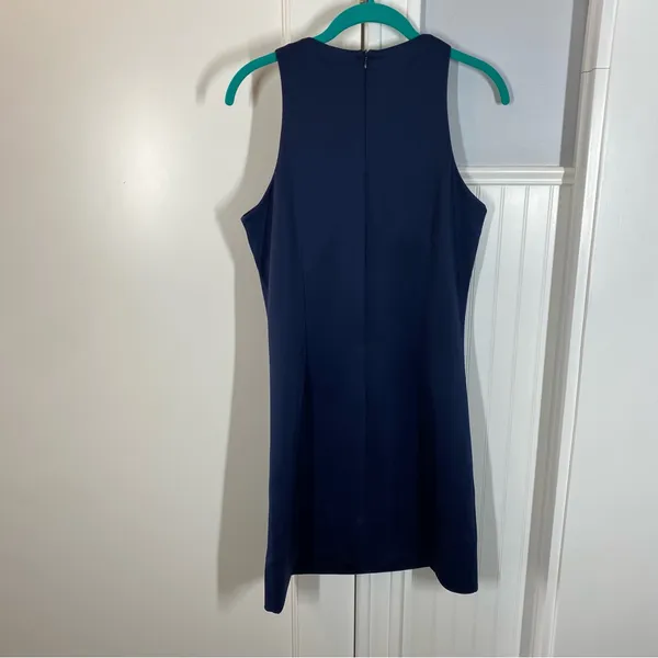 Gretchen Scott Navy Blue Cut Out Décolletage Dress Size Small‎ pickleball golf - Image 4