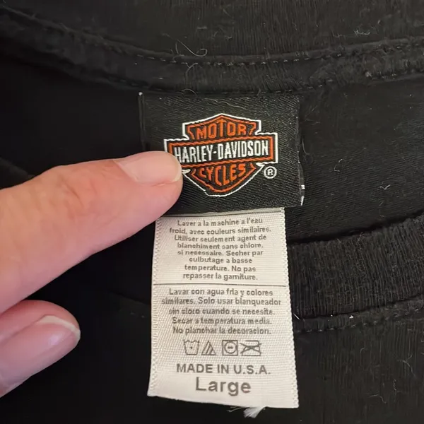 Harley Davidson Tee Size L - Image 4