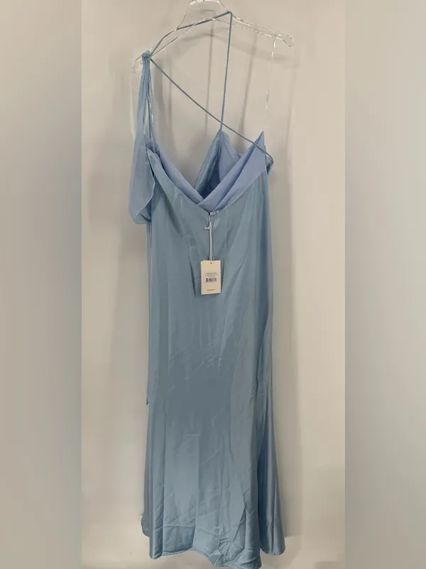 Peppermayo Too‎ Sweet Satin Maxi Dress - Blue size 14 NWT - Image 3