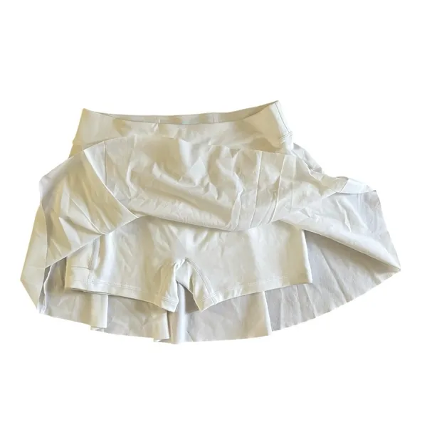 Nike Dri~Fit Women’s Club Golf Skort White Sz M Swoosh Logo Lightweight - Image 4