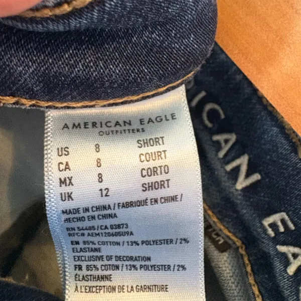 American Eagle Outfitters Next Level Stretch Distressed Jeans Size 8 Short - Image 3