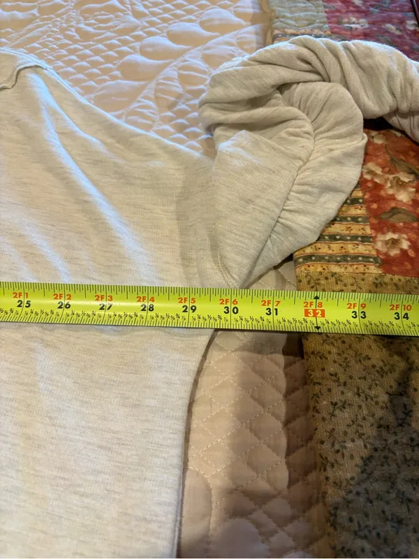 Free People FP Movement “Believe Layer" Long Sleeve off white women’s M - Image 9