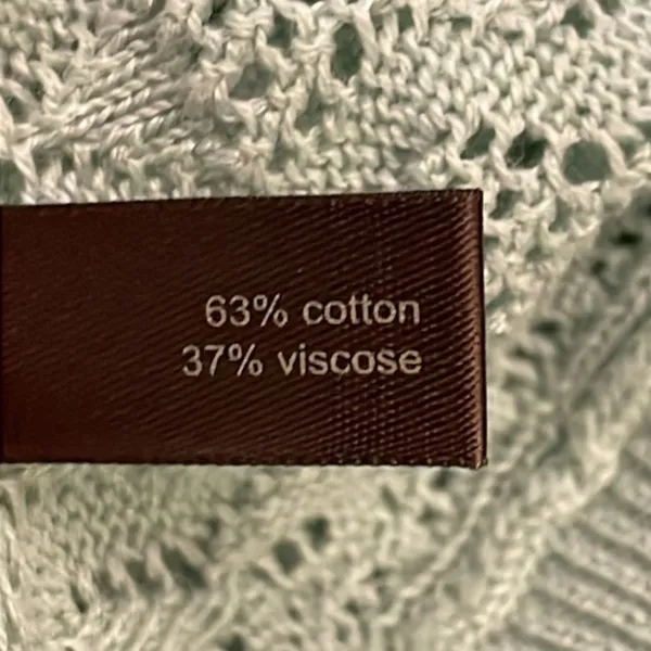 The Limited Mint Green Open Weave Knit Sweater Vest Womens Size Large Sleeveless - Image 8