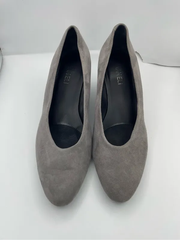 Vaneli suede wedge slip on gray pumps women’s Size 8 1/2M - Image 13