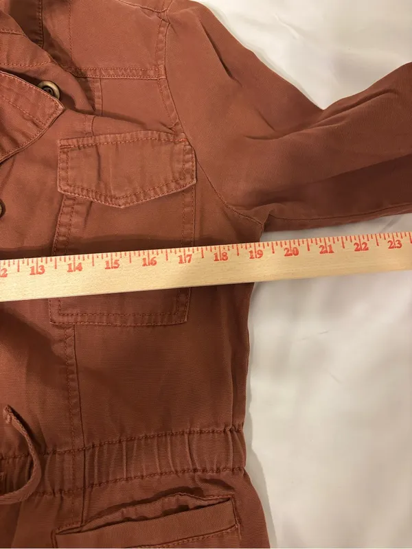 American Rag Women's Rust-Brown Utility Jacket - Image 4