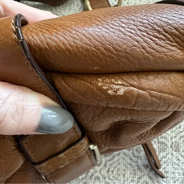 Michael Kors Brown Leather Satchel - Image 8