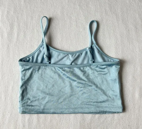 Klassy Network Blue Cropped Tank Top - Size S - Image 2