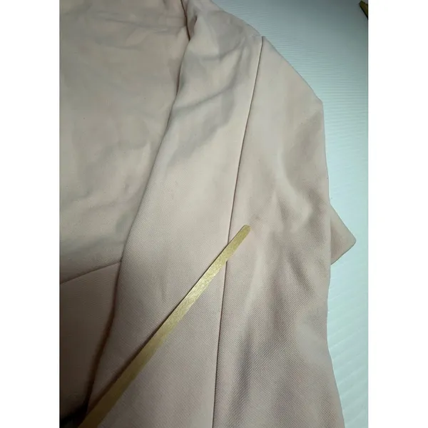 Nike Women's Full Zip Crop‎ Jacket Blush Pink Mock Neck Pullover Size Medium - Image 9
