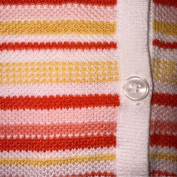 Pendleton Button Down Striped Cardigan Size Medium - Image 3