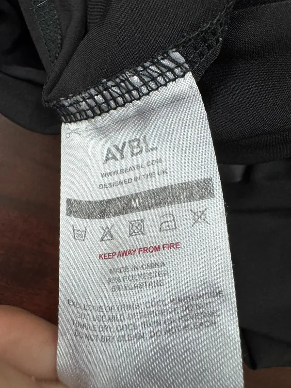 AYBL Black Running Shorts Size Medium - Image 5