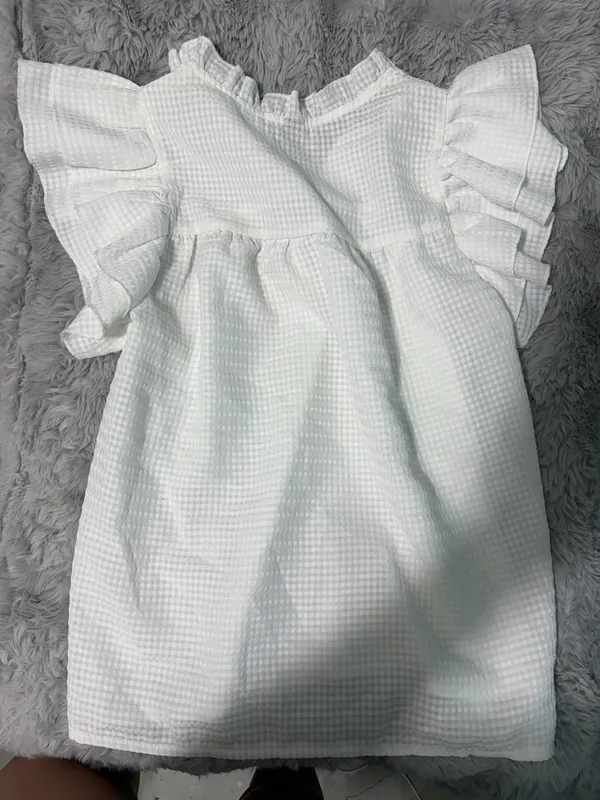 White top with puffy sleeves Size M - Image 2