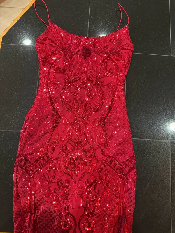 Hoco Dress Red - Image 2