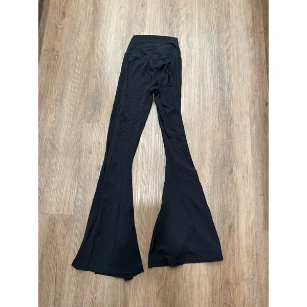 OFFLINE by Aerie Real Me Xtra Flare Leggings Black High Rise XS TP Yoga Pants - Image 2