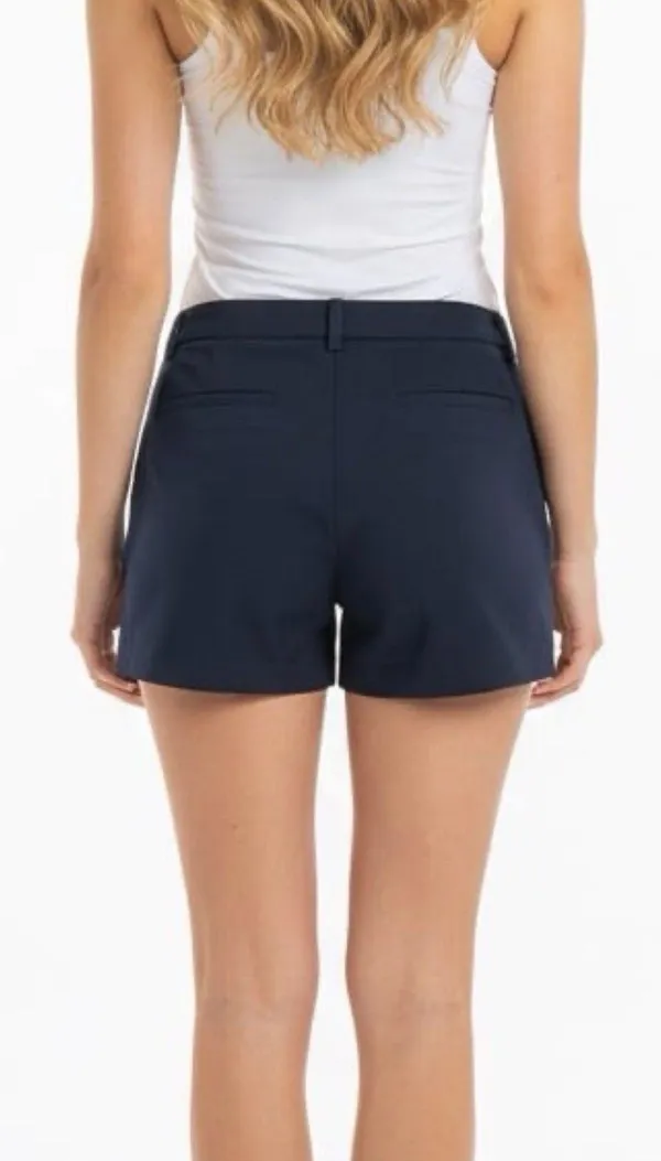 Tory Burch Sport blue skort ruffle with buttons down front side sz Medium - Image 2