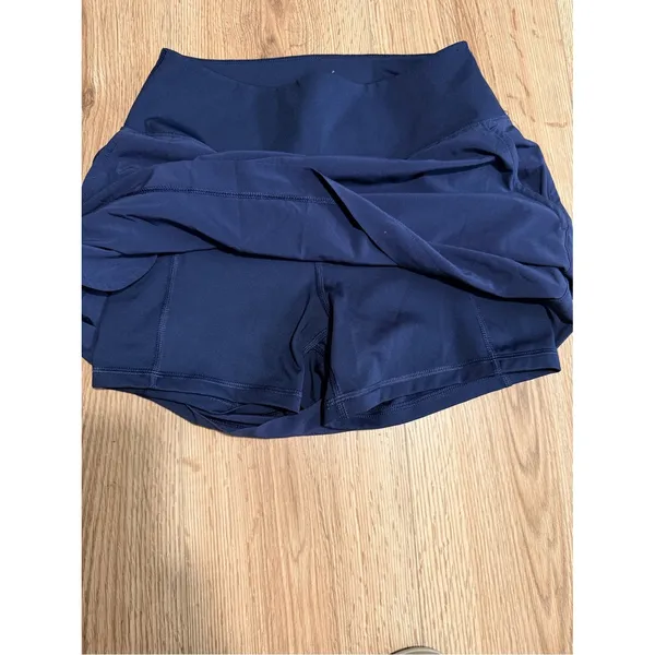 Puma Navy Blue Golf Skort Womens XS Athletic Skirt with Pockets and Inner Shorts - Image 3