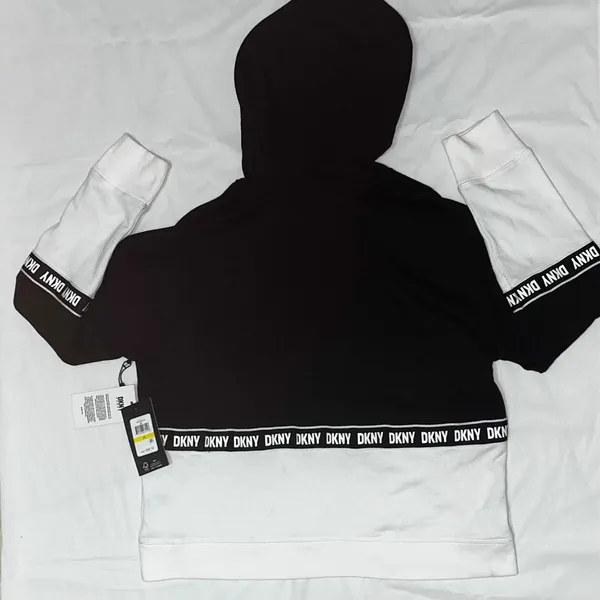 DKNY Sport Colorblock Logo Tape Hoodie – Size M – NWT - Image 5