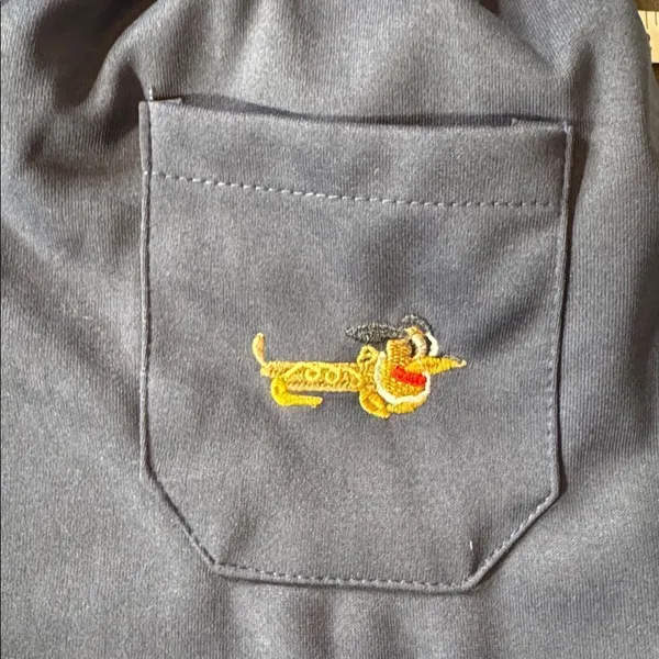 Unisex Blue Embroidered Puppy Baggy Sweatpants Y2K Wide Leg Pant Lantern Trouser - Image 16