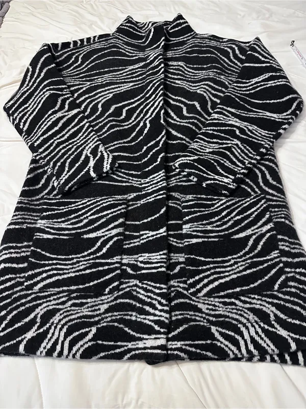 Maeve by Anthropologie Eunice Funnel Neck Wool Blend Cardigan - Size L - Image 5