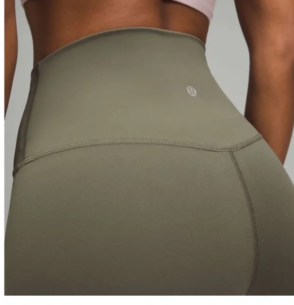 Lululemon Align High-Rise Short Army Green 4” Size 4 - Image 2