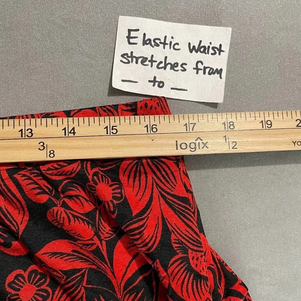 Cato Skirt Size Large Red Black Asymmetrical Whimsigoth Witchy Vamp Romantic - Image 8