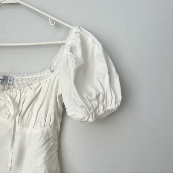 Petal and Pup NWT Eliska White Mini Dress Size Small - Image 6
