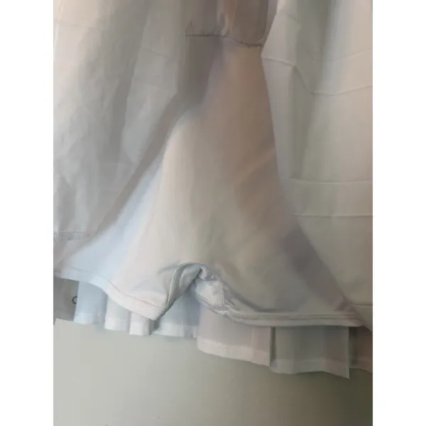 Women’s Authentic Alo Yoga White Varsity Pleated Tennis Skirt Skort XS - Image 10