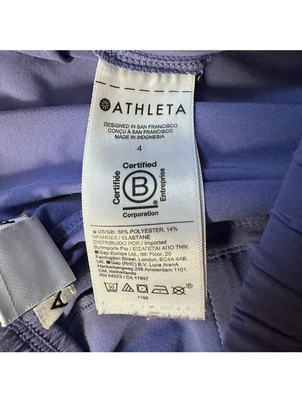 Athleta Arrival Pant High Rise Track Pant Jogger Purple Size 4 - Image 9