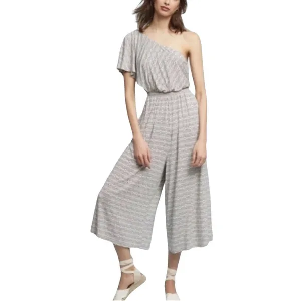Anthropologie Maeve Jamie One Shoulder Wide Leg Jumpsuit - Image 2