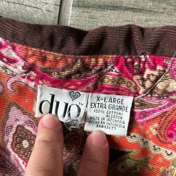 Duo corduroy jacket Brown Size XL - Image 2