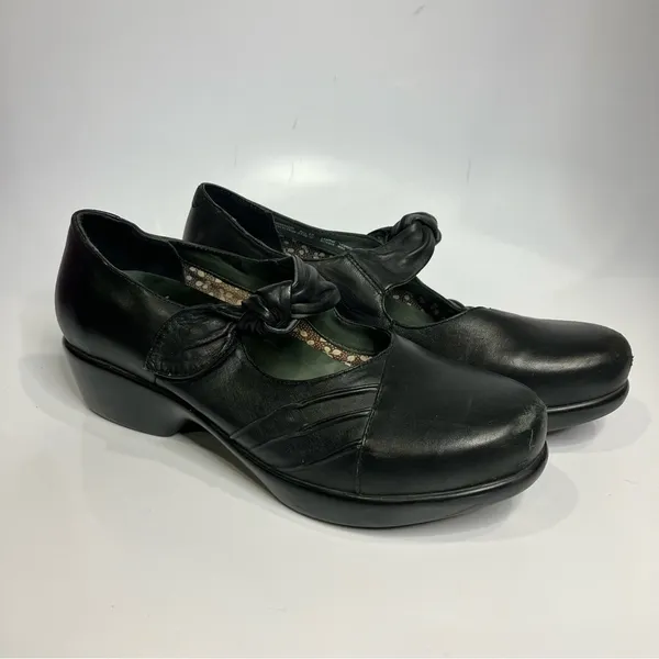 Dansko Ainsley mary Jane clogs black leather size 40‎ - Image 2