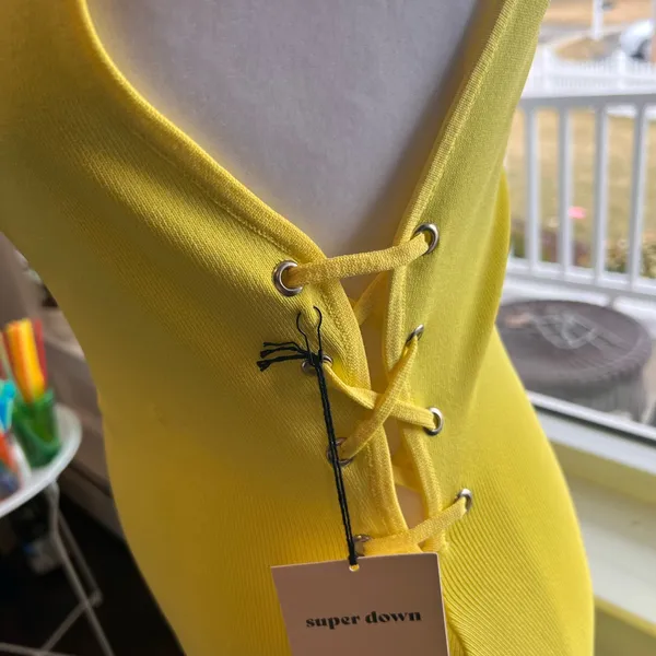 Superdown by revolve mini dress large - Image 3