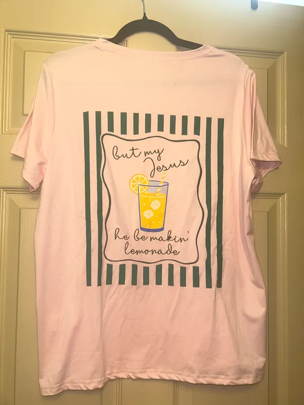 Pink Lemon Tee Size L - Image 3