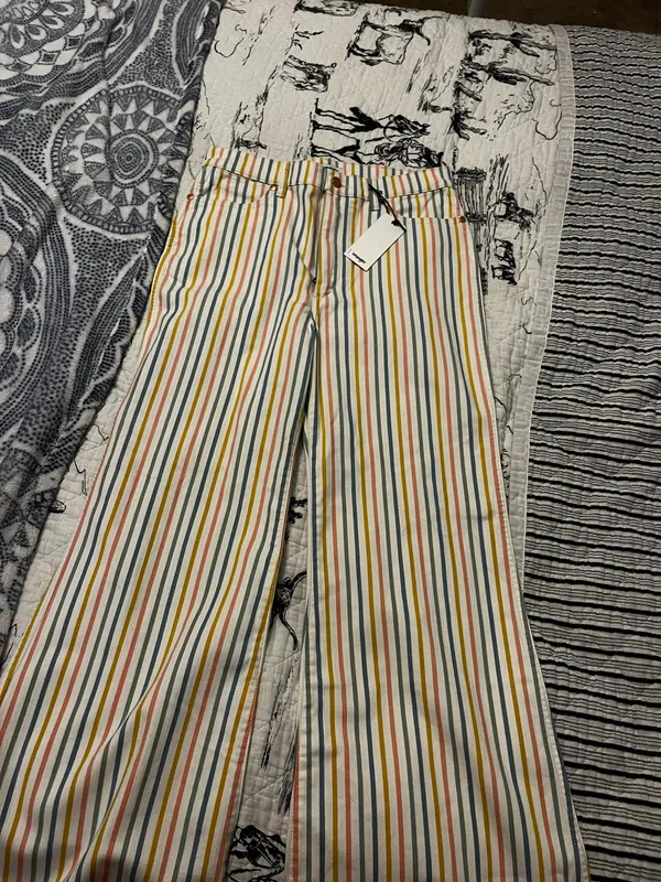 Wrangler Striped Flare Jeans - Image 3