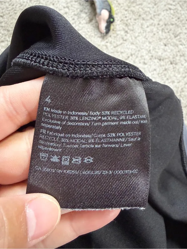 Lululemon Women’s Softstreme Perfectly Oversized Cropped Crew in Gray Black 4 - Image 8