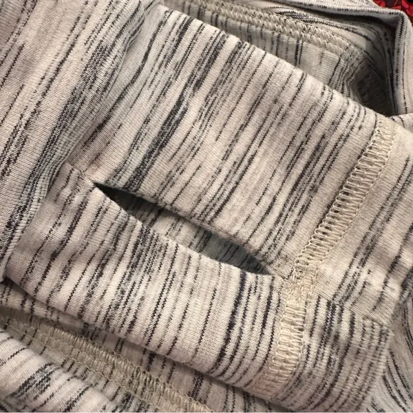Lululemon Think Fast Hoodie Sz 6 Space Dye White Black Silverspoon - Image 10