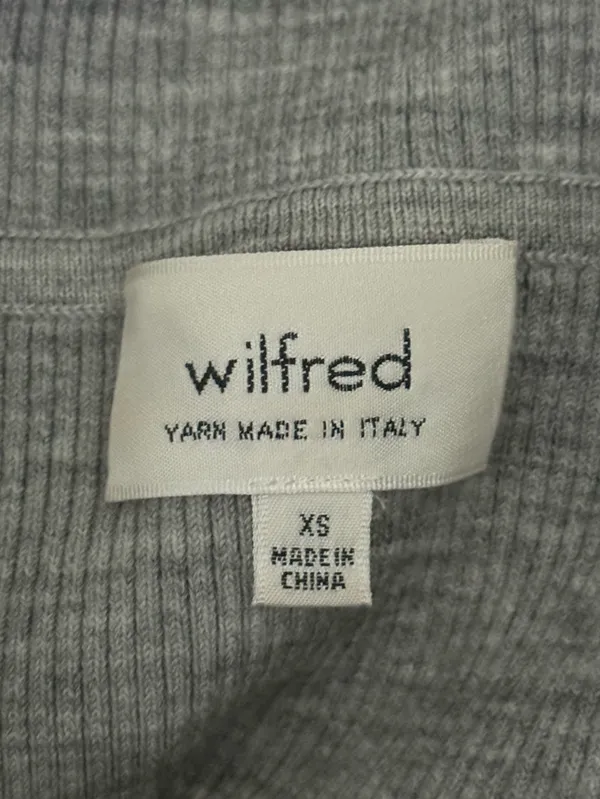 Aritzia Wilfred Nola Sweater in Light Gray - Image 4